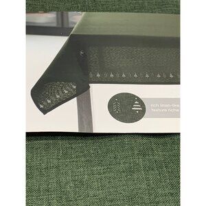 Holiday Hemstitch Tablecloth Green with Tree Hem 60"x120"
